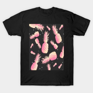 Pink Pineapple / Triangle Pattern T-Shirt